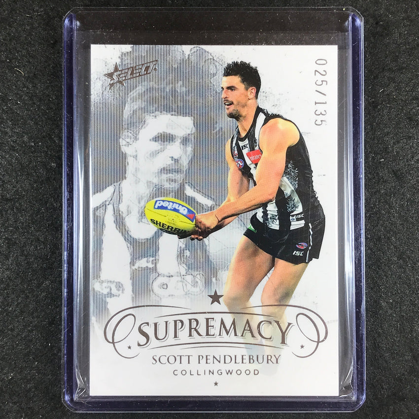 2023 Select AFL Supremacy SCOTT PENDLEBURY Base 25/135