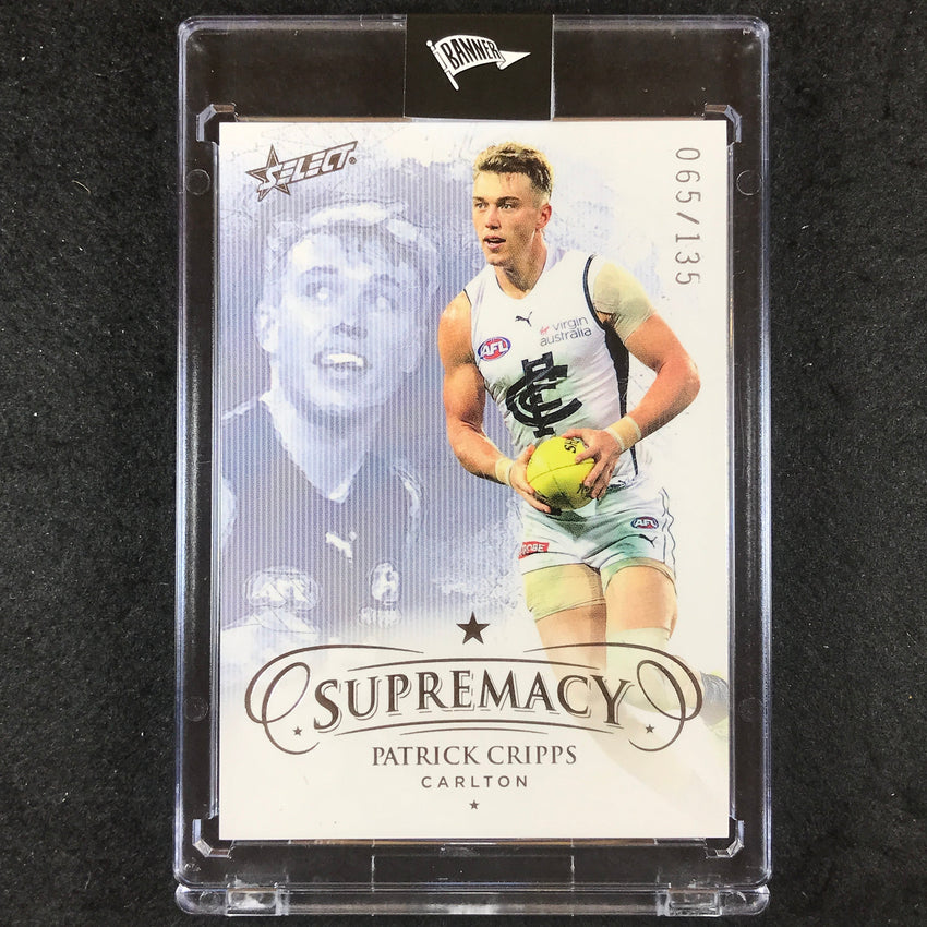 2023 Select AFL Supremacy PATRICK CRIPPS Base 65/135