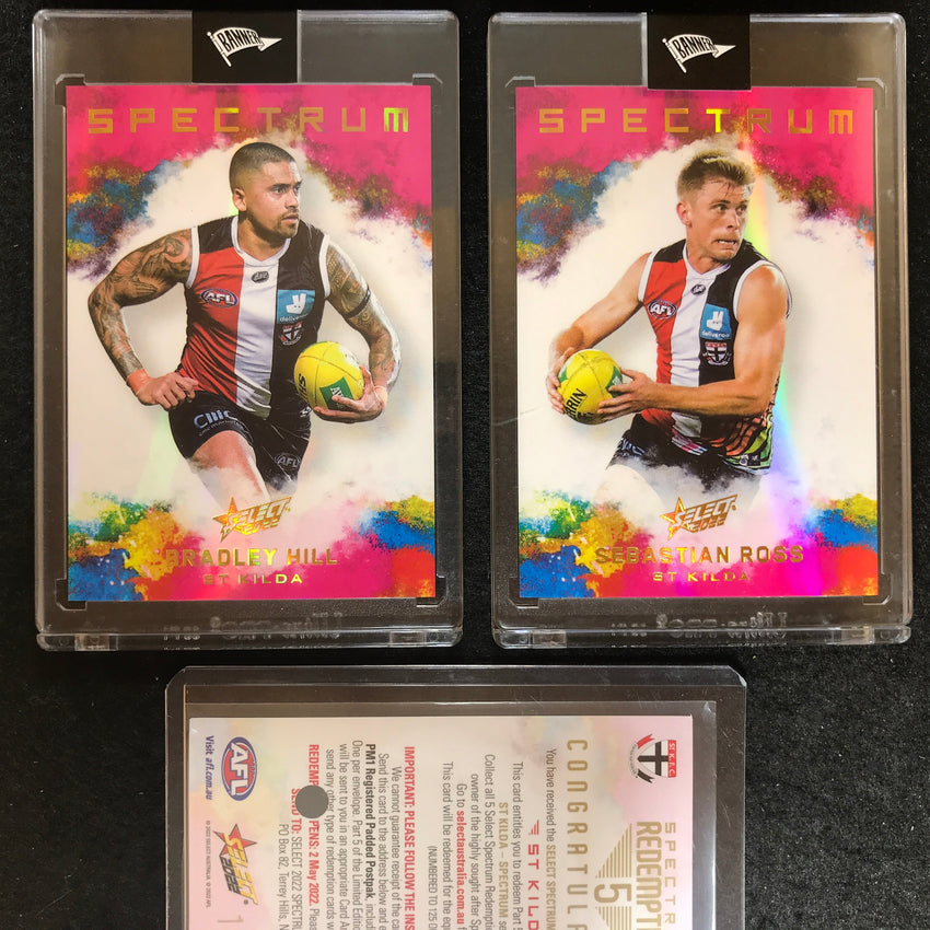 2022 Select AFL Footy Stars ST KILDA Spectrum 5 HILL ROSS 102/125