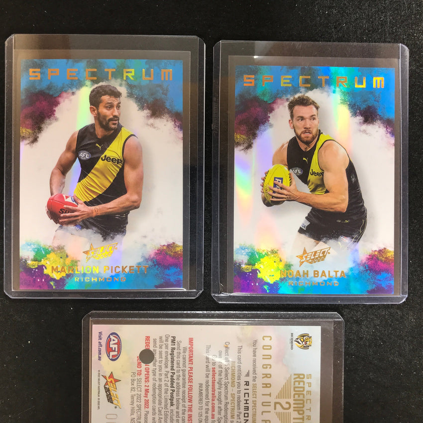 2022 Select AFL Footy Stars RICHMOND Spectrum 2 PICKETT BALTA 69/125