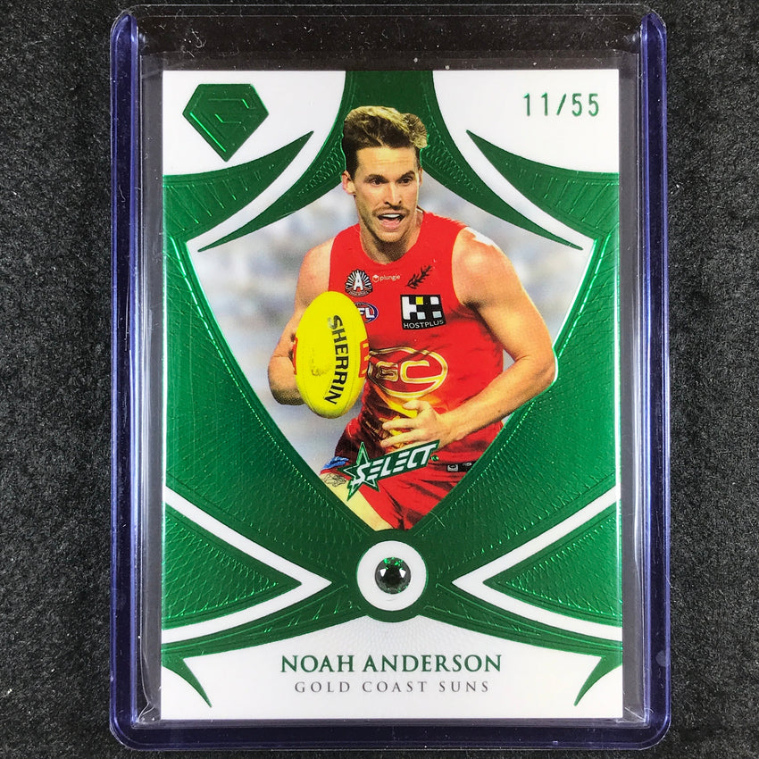 2023 Select AFL Gem NOAH ANDERSON Emerald 11/55