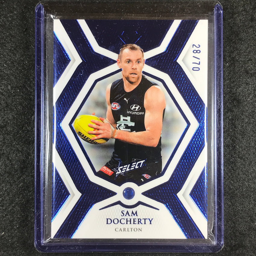 2023 Select AFL Gem SAM DOCHERTY Sapphire 28/70