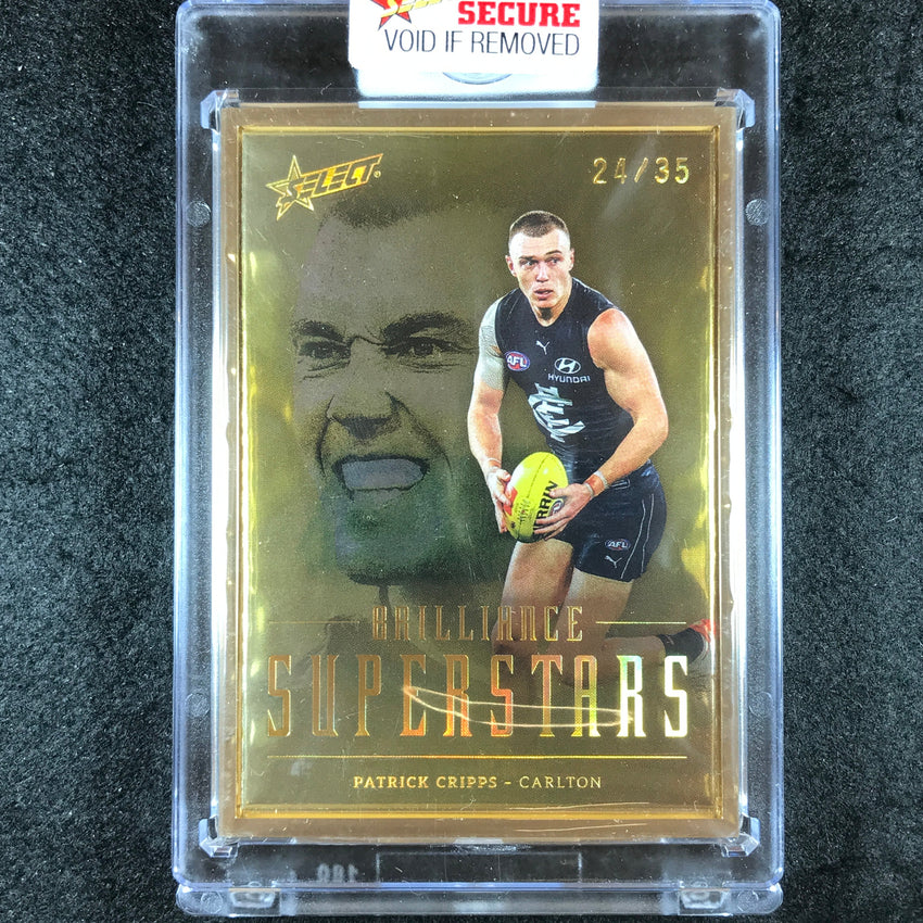 2022 Select AFL Brilliance PATRICK CRIPPS Superstar Gold 24/35