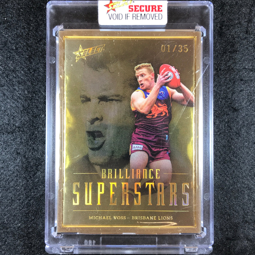 2022 Select AFL Brilliance MICHAEL VOSS Superstar Gold 01/35