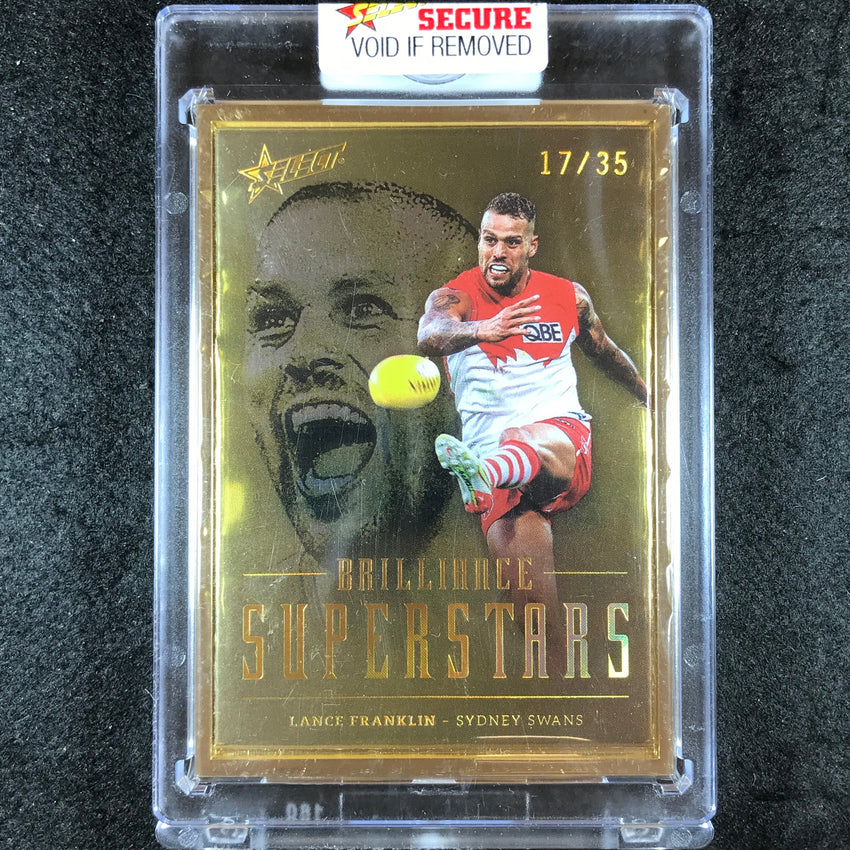 2022 Select AFL Brilliance LANCE FRANKLIN Superstar Gold 17/35