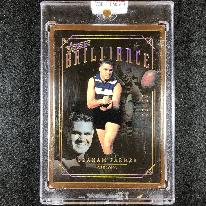 2020 Select AFL Brilliance GRAHAM FARMER Gold Frame 05/50
