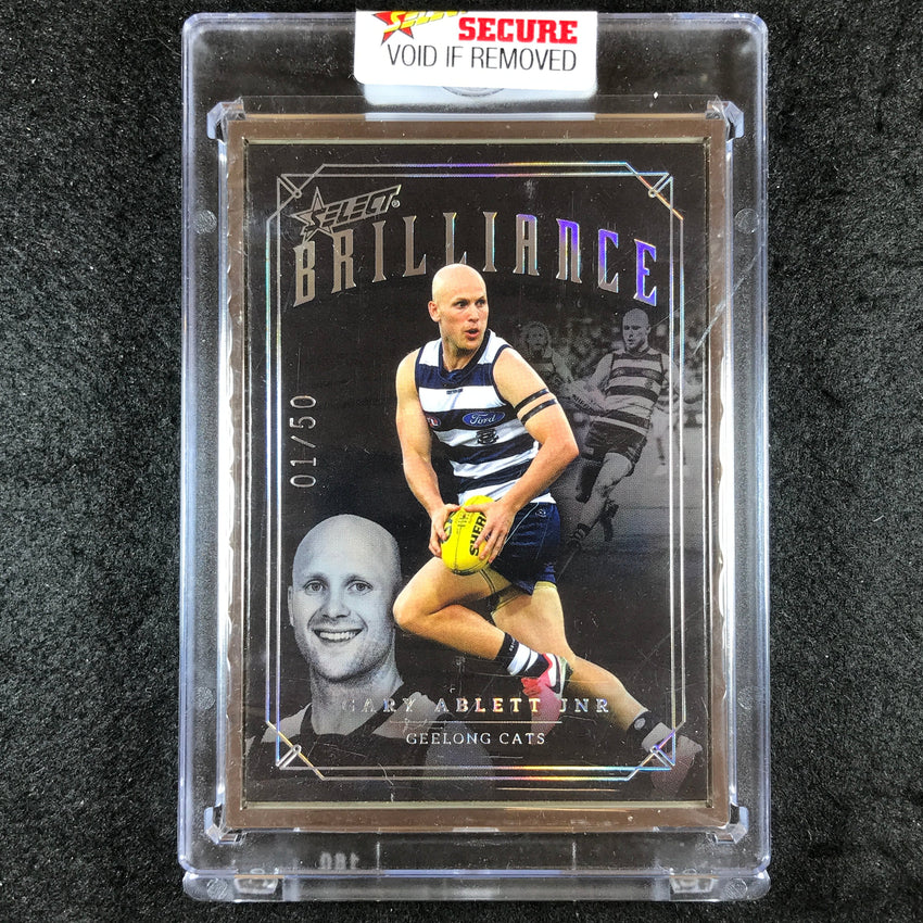 2022 Select AFL Brilliance GARY ABLETT JNR Platinum Frame 01/50