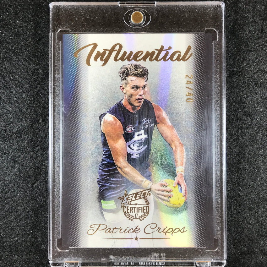 2017 Select AFL Certified PATRICK CRIPPS Influential 24/40