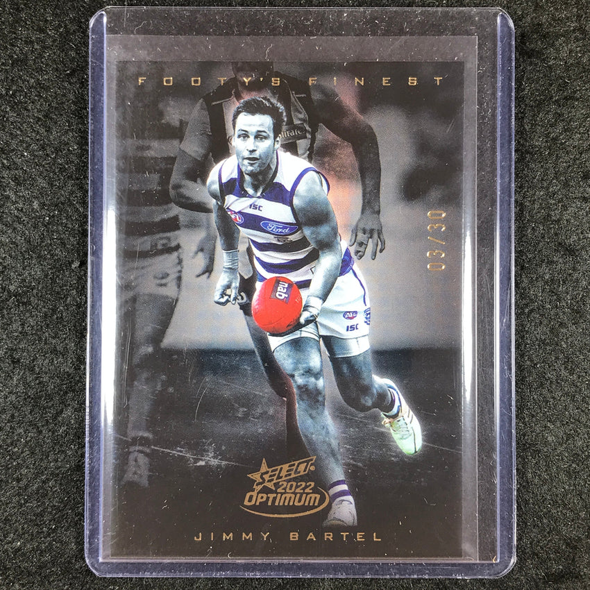 2022 Select AFL Optimum JIMMY BARTEL Footy's Finest 03/30