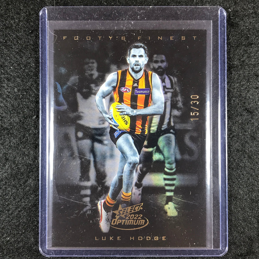 2022 Select AFL Optimum LUKE HODGE Footy's Finest 15/30
