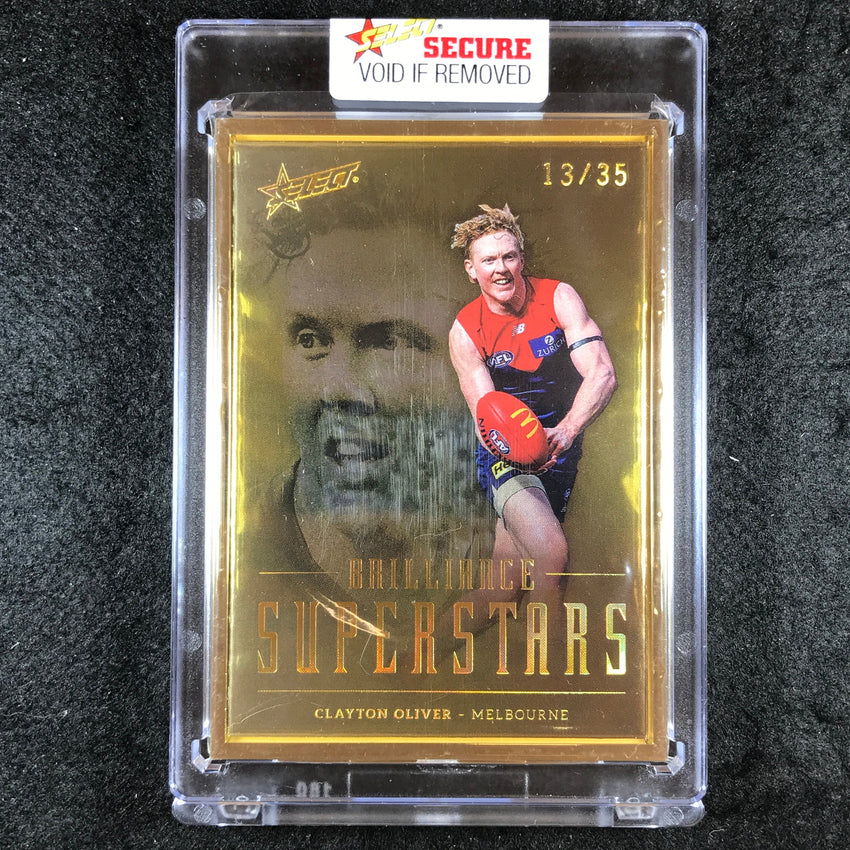 2022 Select AFL Brilliance CLAYTON OLIVER Superstar Gold 13/35