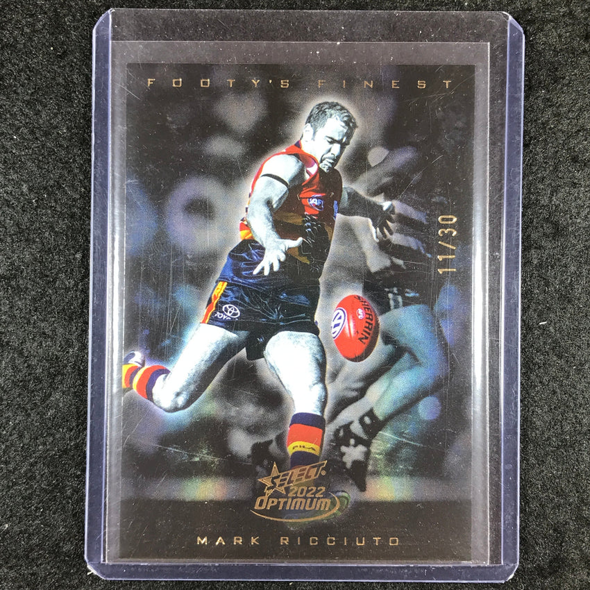 2022 Select AFL Optimum MARK RICCUITO Footy's Finest 11/30