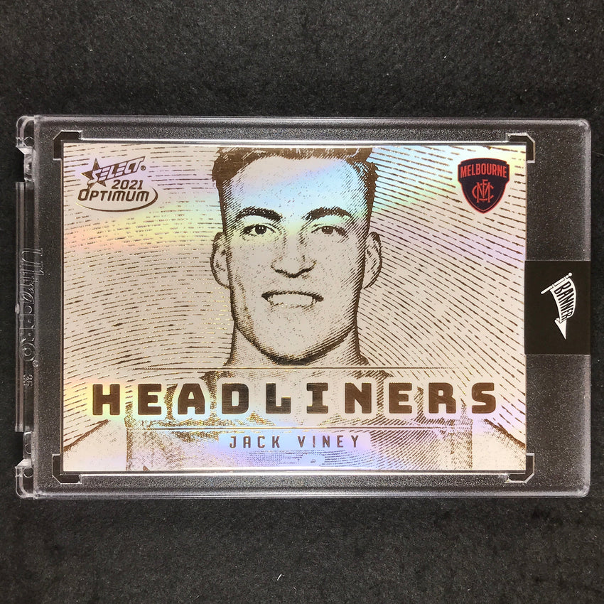 2021 Select AFL Optimum JACK VINEY Headliners Gold 16/25