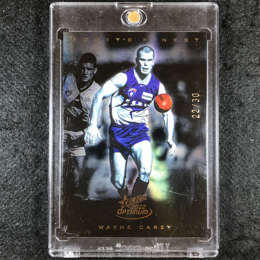 2022 Select AFL Optimum WAYNE CAREY Footy's Finest 22/30