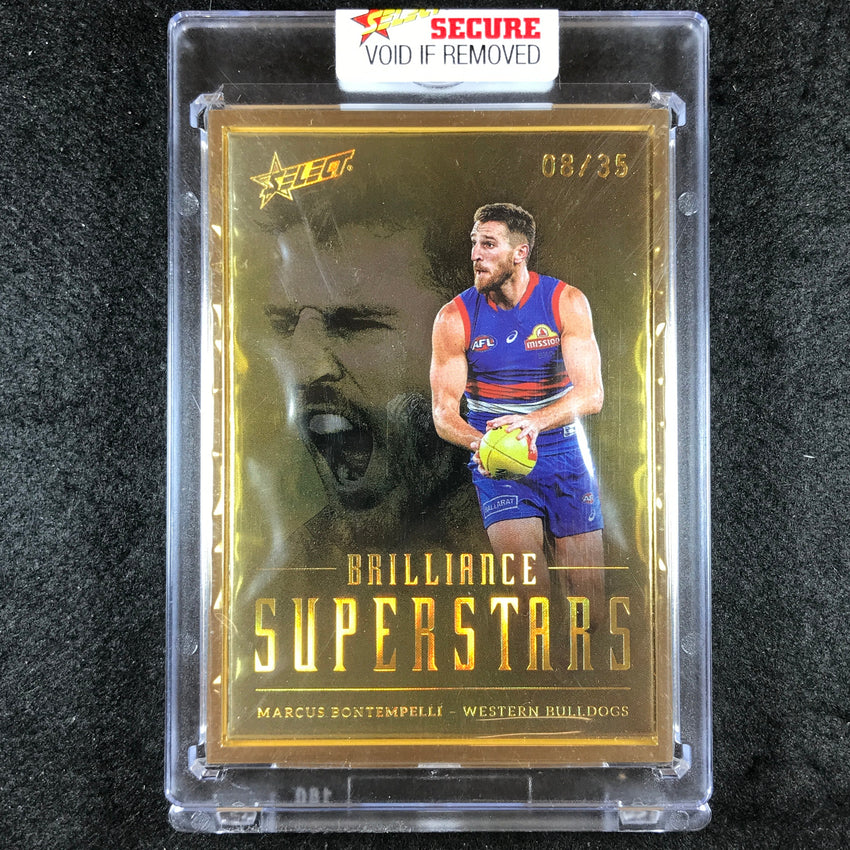 2022 Select AFL Brilliance MARCUS BONTEMPELLI Superstar Gold 08/35