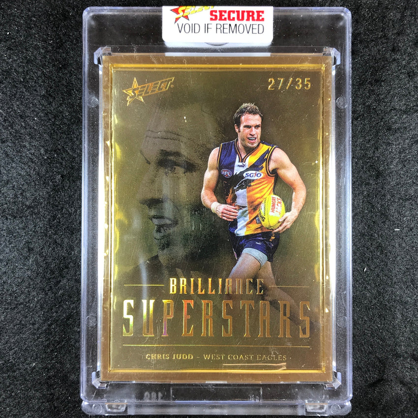 2022 Select AFL Brilliance CHRIS JUDD Superstar Gold 27/35