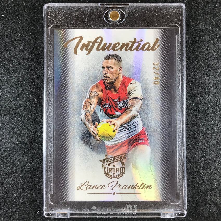 2017 Select AFL Certified LANCE FRANKLIN Influential 32/40