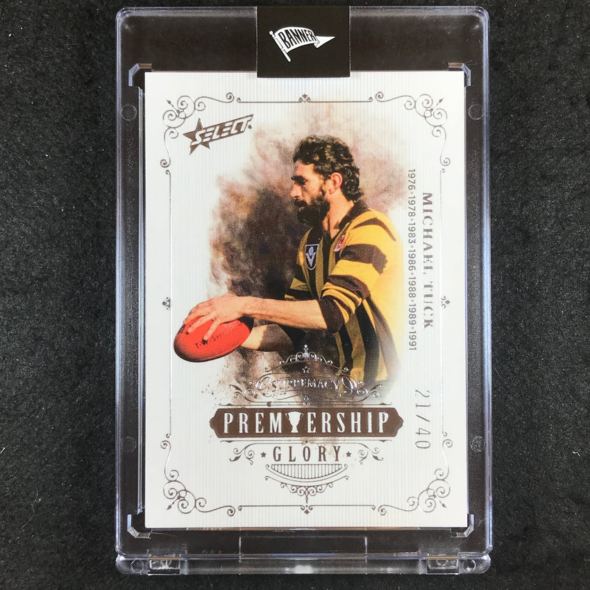 2019 Select AFL Supremacy MICHAEL TUCK Premiership Glory 21/40