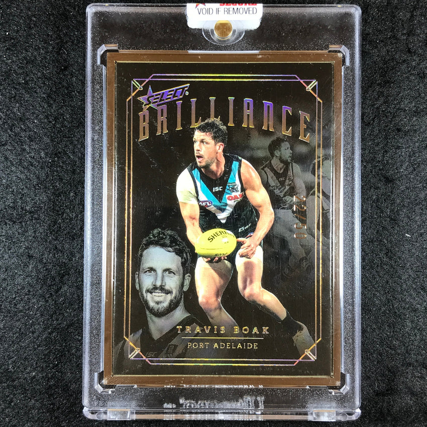 2020 Select AFL Brilliance TRAVIS BOAK Gold Frame 22/50