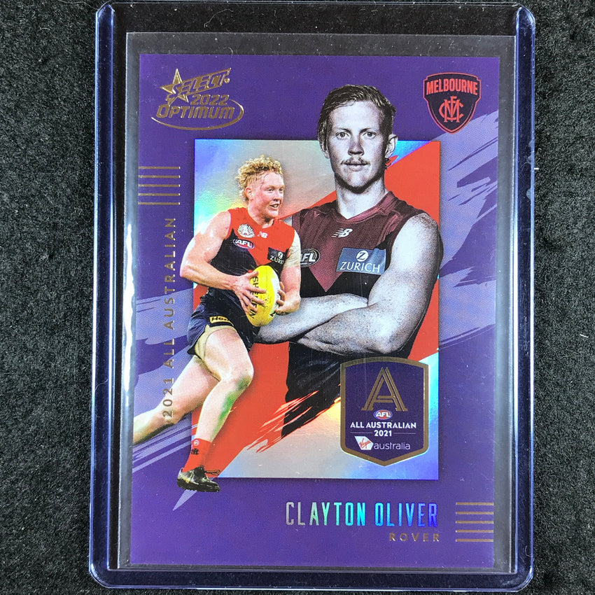 2022 Select AFL Optimum CLAYTON OLIVER 2021 All Australian 39/195