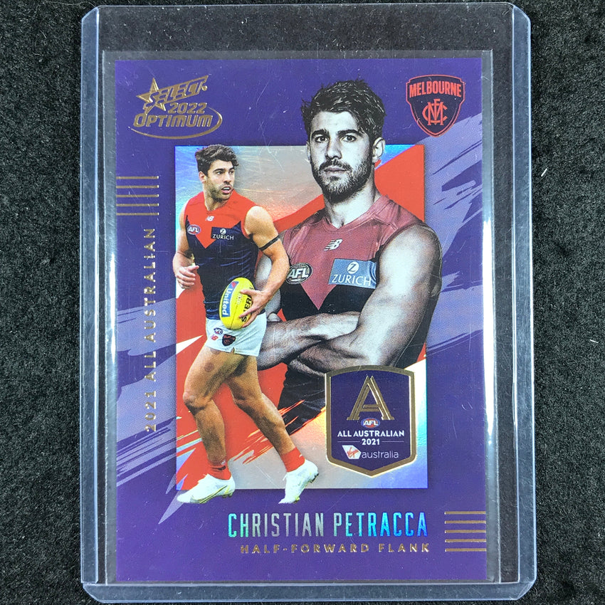 2022 Select AFL Optimum CHRISTIAN PETRACCA 2021 All Australian 47/195