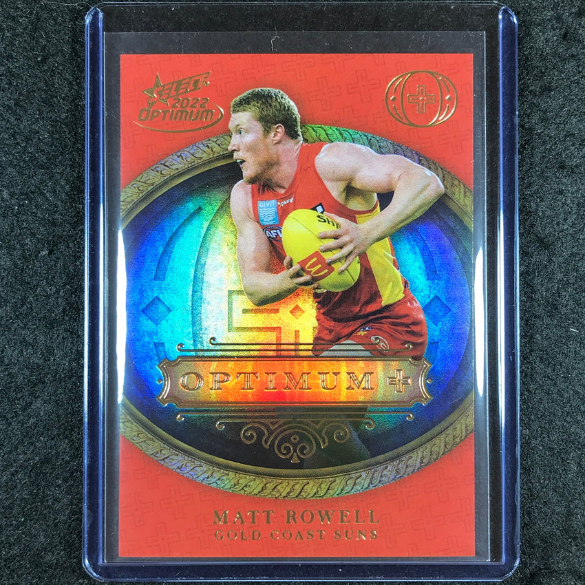 2022 Select AFL Optimum MATT ROWELL Optimum Plus 86/115