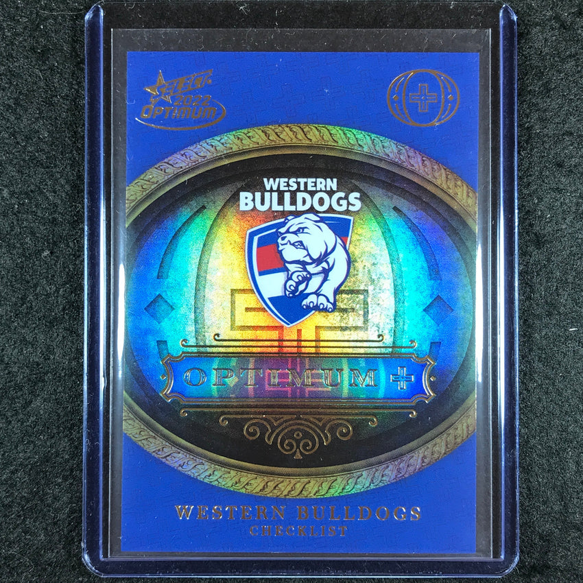 2022 Select AFL Optimum WESTERN BULLDOGS Optimum Plus Logo Checklist 91/115