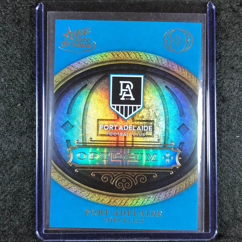 2022 Select AFL Optimum PORT ADELAIDE Optimum Plus Logo Checklist 81/115
