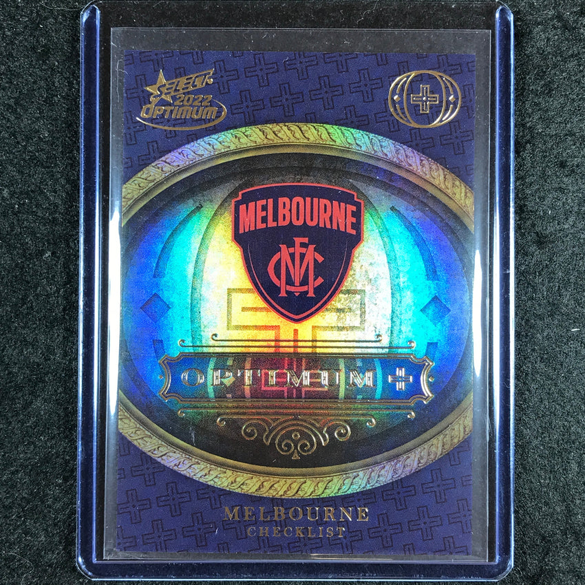 2022 Select AFL Optimum MELBOURNE Optimum Plus Logo Checklist 20/115