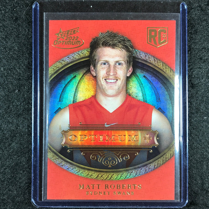 2022 Select AFL Optimum MATT ROBERTS Optimum Plus RC 53/115