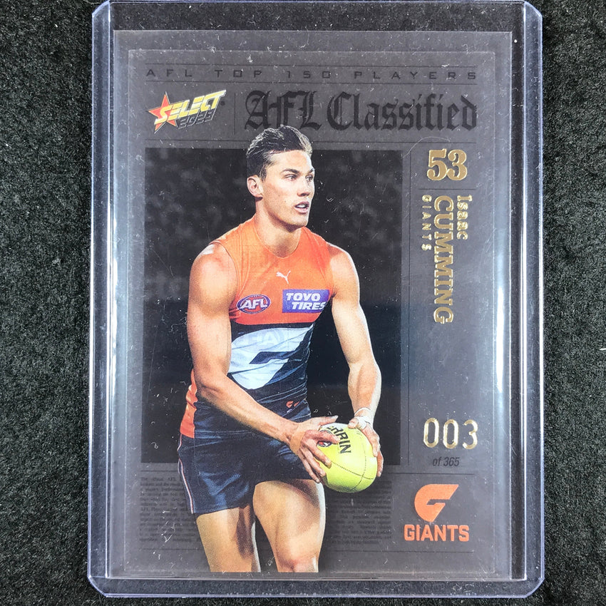 2023 Select AFL Footy Stars ISAAC CUMMING Classified 003/365
