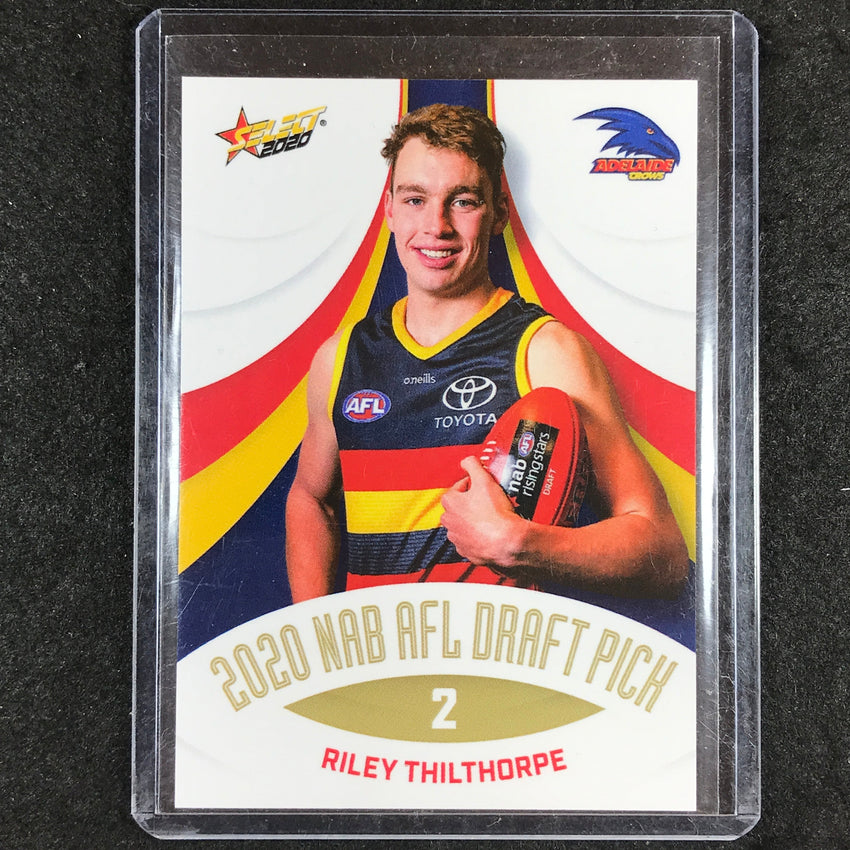 2020 Select AFL NAB Draft Pick RILEY THILTHORPE Draft Pick 2 101/225