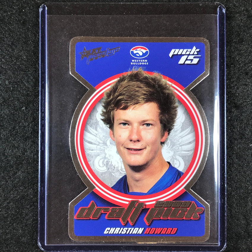 2010 Select AFL Prestige CHRISTIAN HOWARD Platinum Draft Pick Die Cut 140/200
