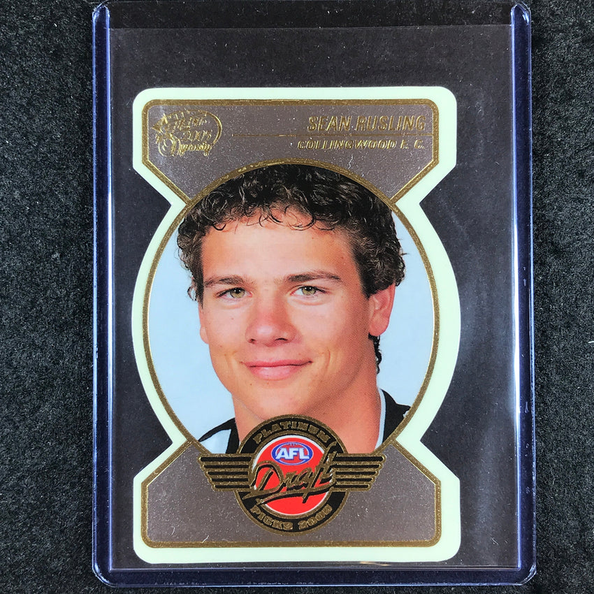 2005 Select AFL Dynasty SEAN RUSLING Platinum Draft Pick Die Cut 59/130