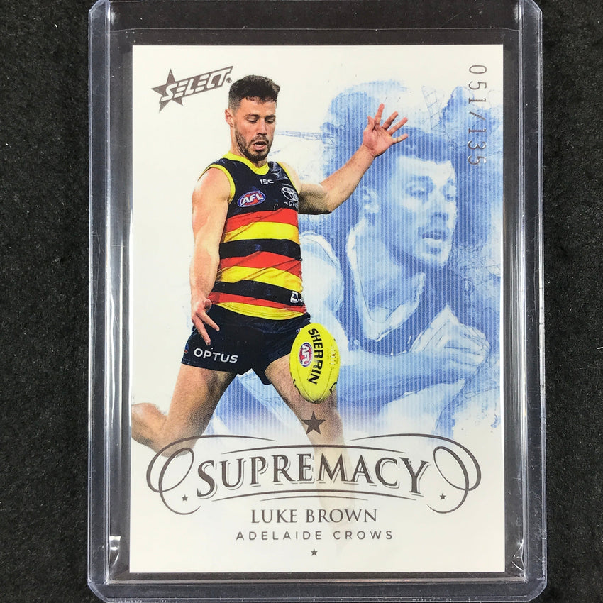 2021 Select AFL Supremacy LUKE BROWN Base 51/135