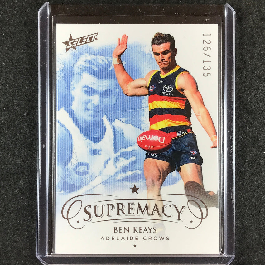 2021 Select AFL Supremacy BEN KEAYS Base 126/135