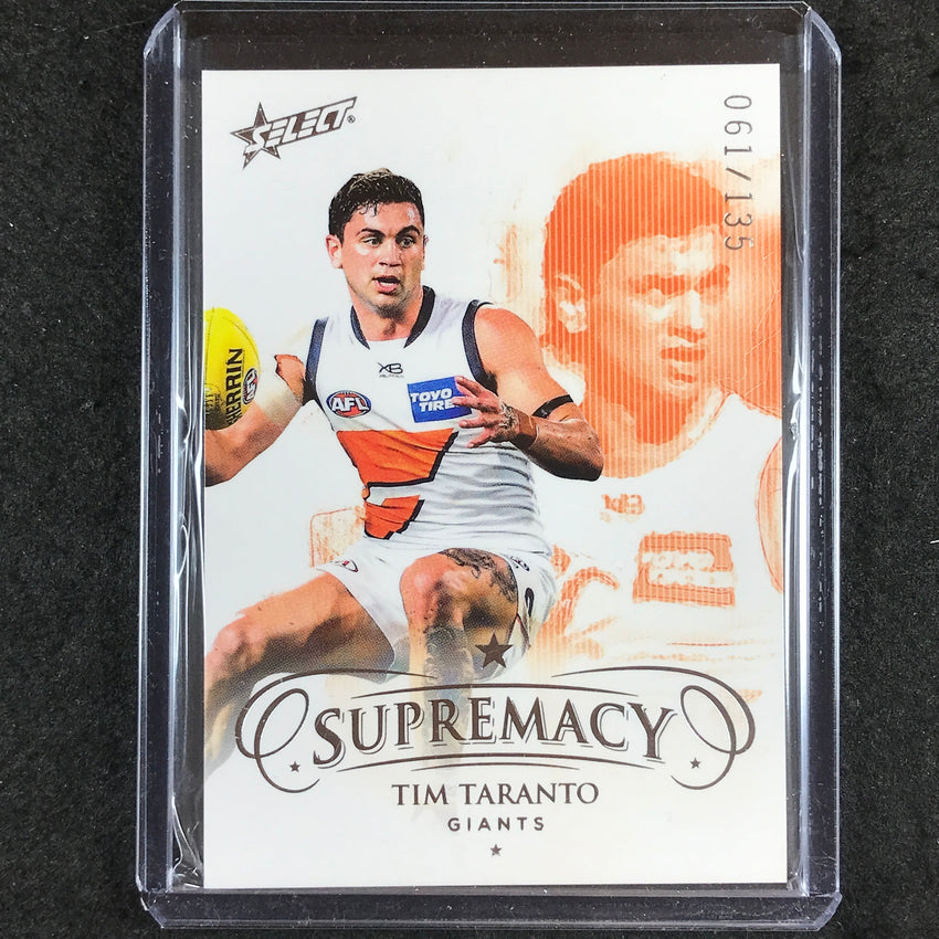 2021 Select AFL Supremacy TIM TARANTO Base 61/135