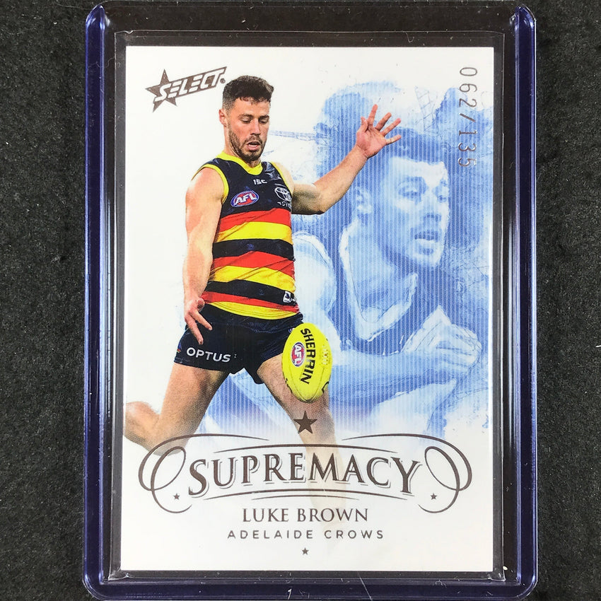 2021 Select AFL Supremacy LUKE BROWN Base 62/135