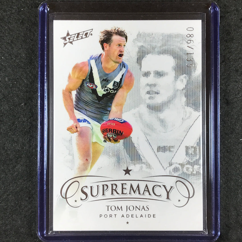 2021 Select AFL Supremacy TOM JONAS Base 86/135