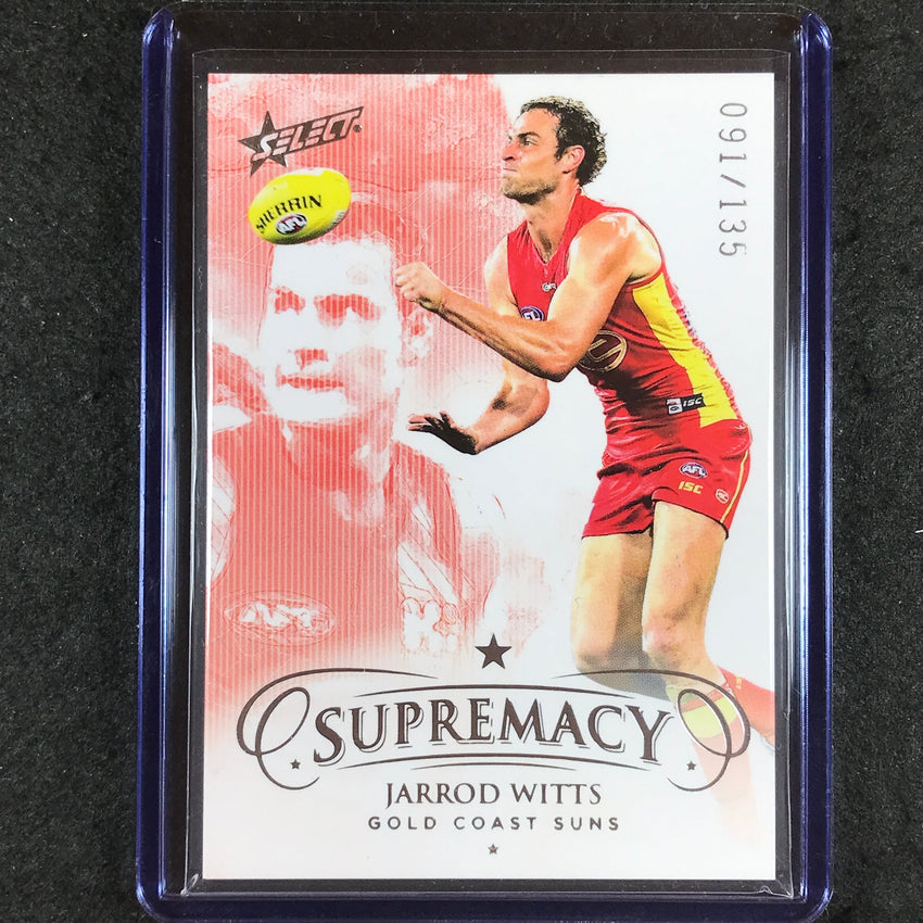 2021 Select AFL Supremacy JARROD WITTS Base 91/135