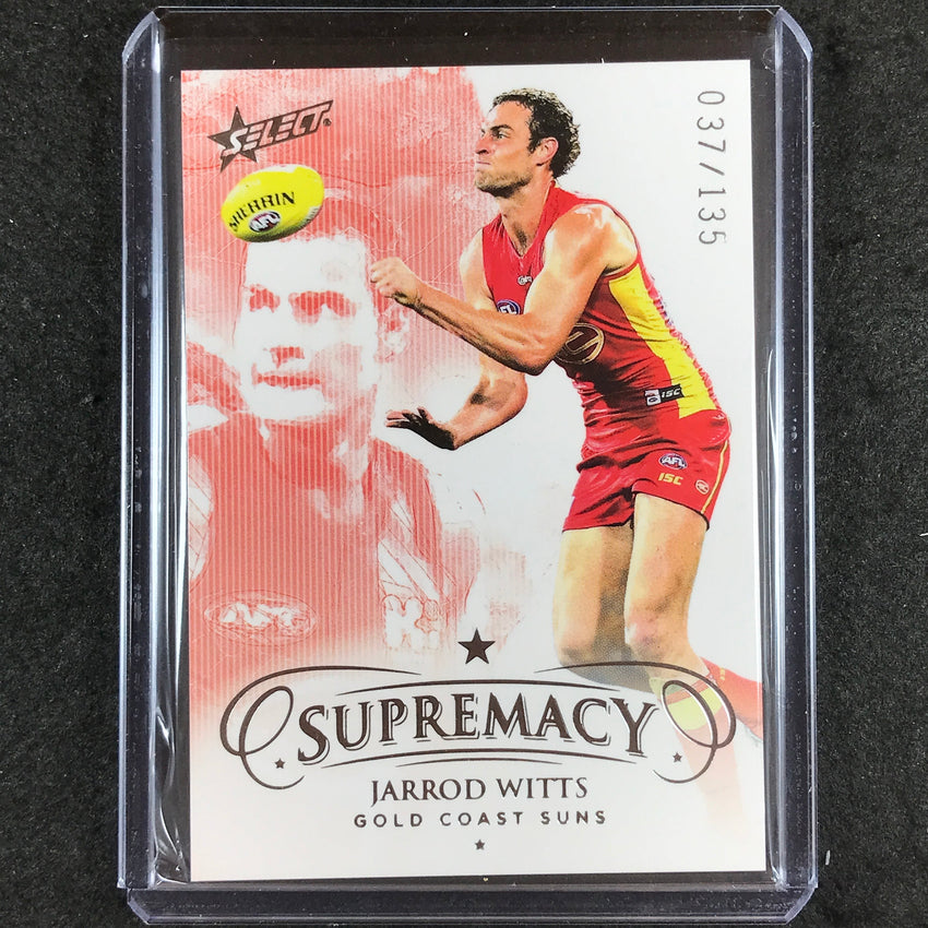 2021 Select AFL Supremacy JARROD WITTS Base 37/135