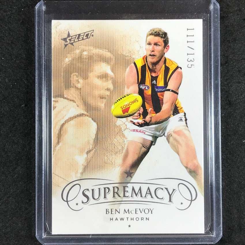 2021 Select AFL Supremacy BEN MCEVOY Base 111/135