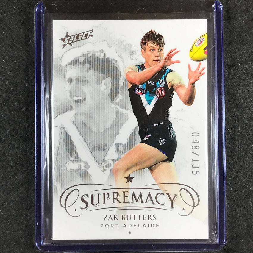 2021 Select AFL Supremacy ZAK BUTTERS Base 48/135