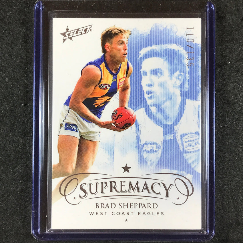 2021 Select AFL Supremacy BRAD SHEPPARD Base 110/135