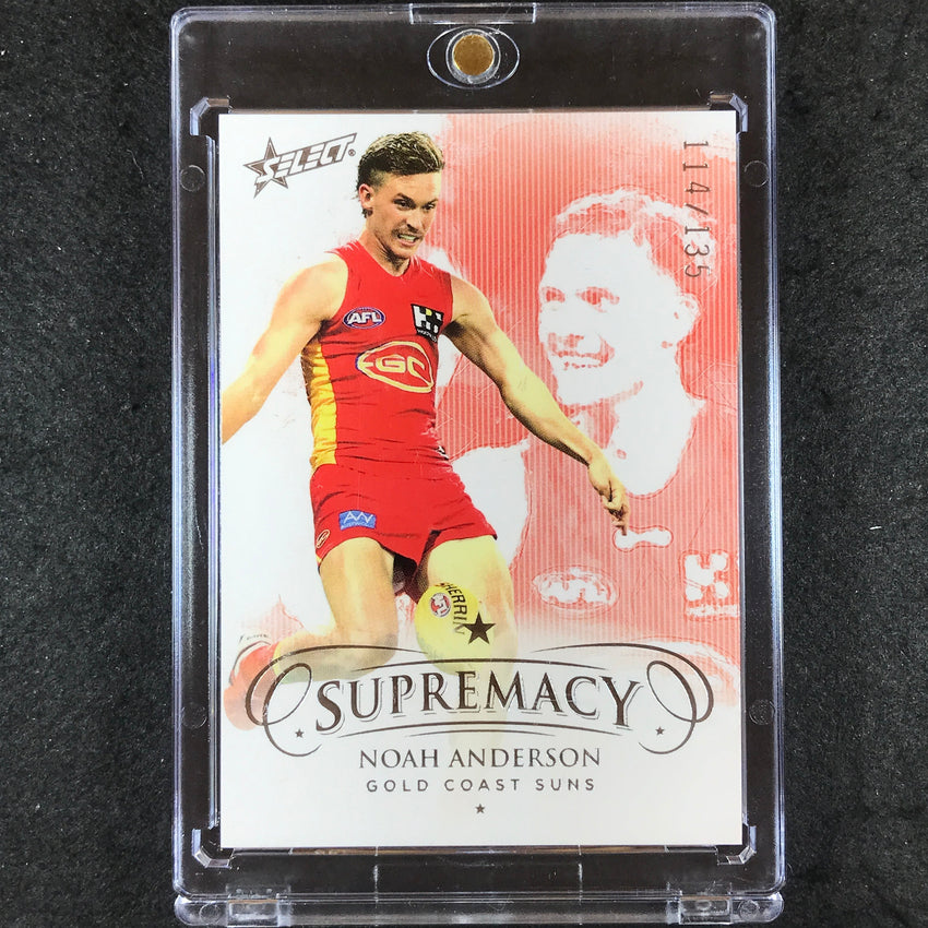 2021 Select AFL Supremacy NOAH ANDERSON Base 114/135