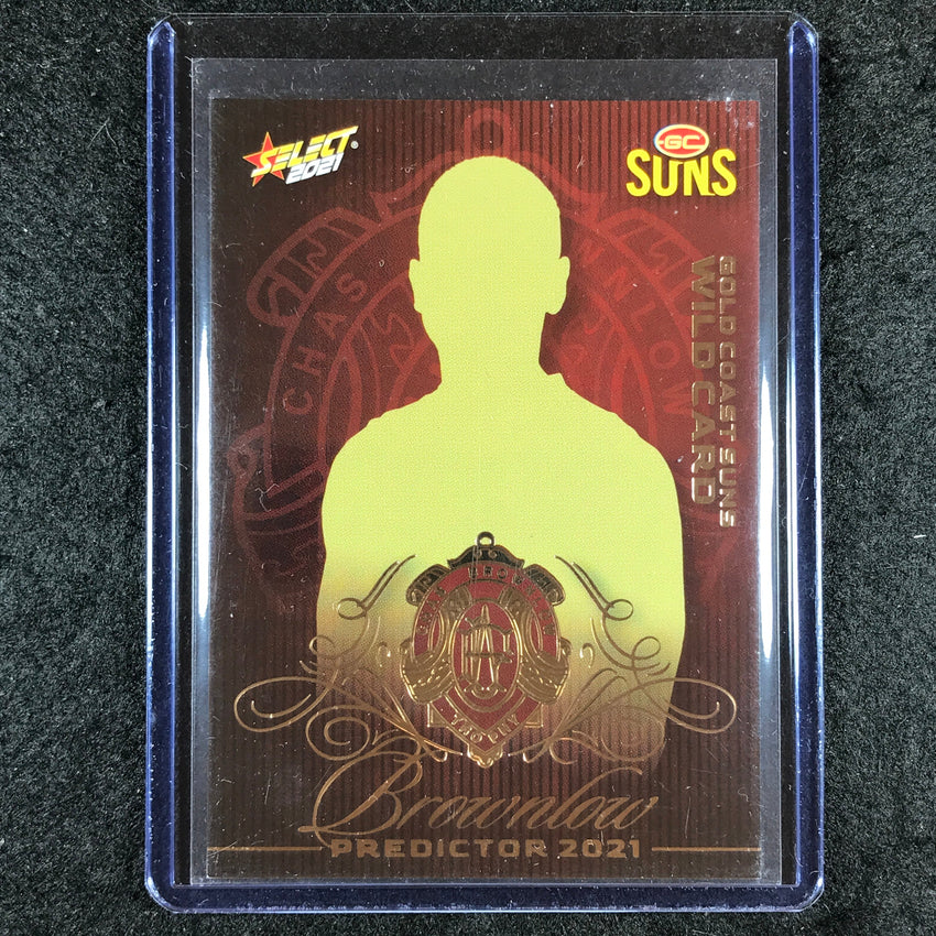 2021 Select AFL Footy Stars GOLD COAST WILDCARD Brownlow Predictor Gold 114/140