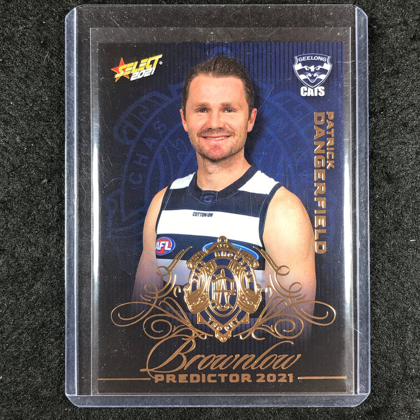 2021 Select AFL Footy Stars PATRICK DANGERFIELD Brownlow Predictor Gold 119/140