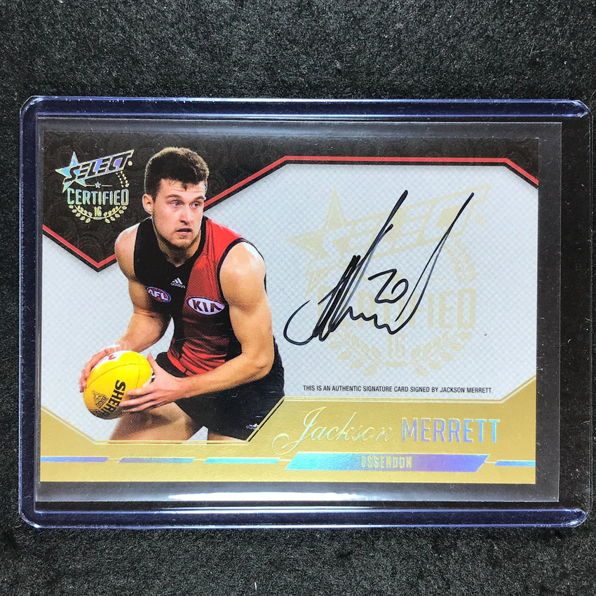 2016 Select AFL Certified JACKSON MERRETT Signature 131/240