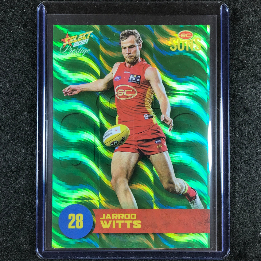 2021 Select AFL Prestige JARROD WITTS Green 34/60