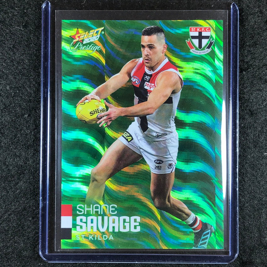2021 Select AFL Prestige SHANE SAVAGE Green 30/60